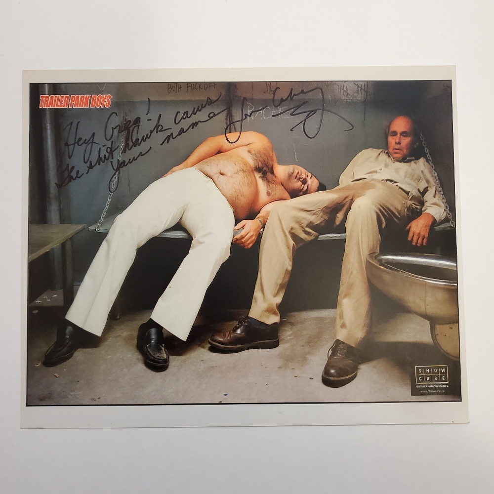 Trailer Park Boys - Photo signed by Jim Lahey (John Dunsworth)